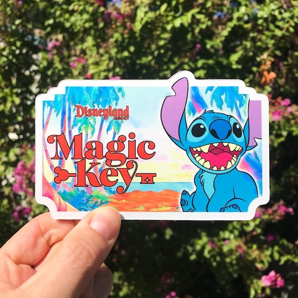 Magic Key Stitch Sticker & Magnet