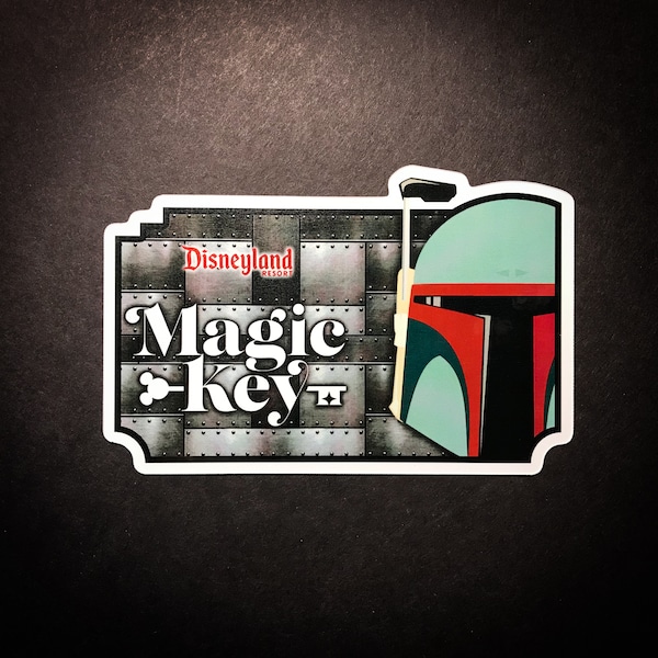 Magic Key Boba Fett Sticker & Magnet