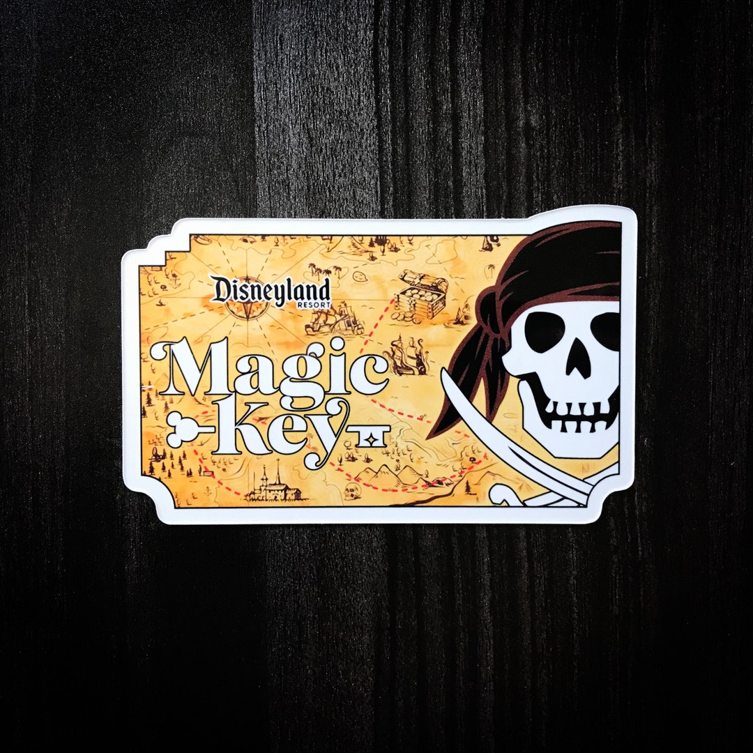 Magic Key Hms Magic Key Pirates of the Caribbean Sticker & Magnet - Etsy