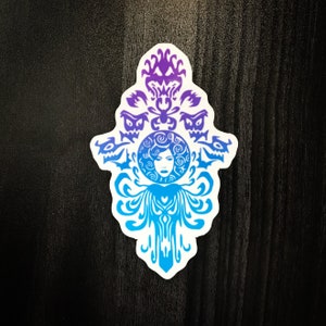 Haunted Mansion Madame Leota Wallpaper Sticker & Magnet