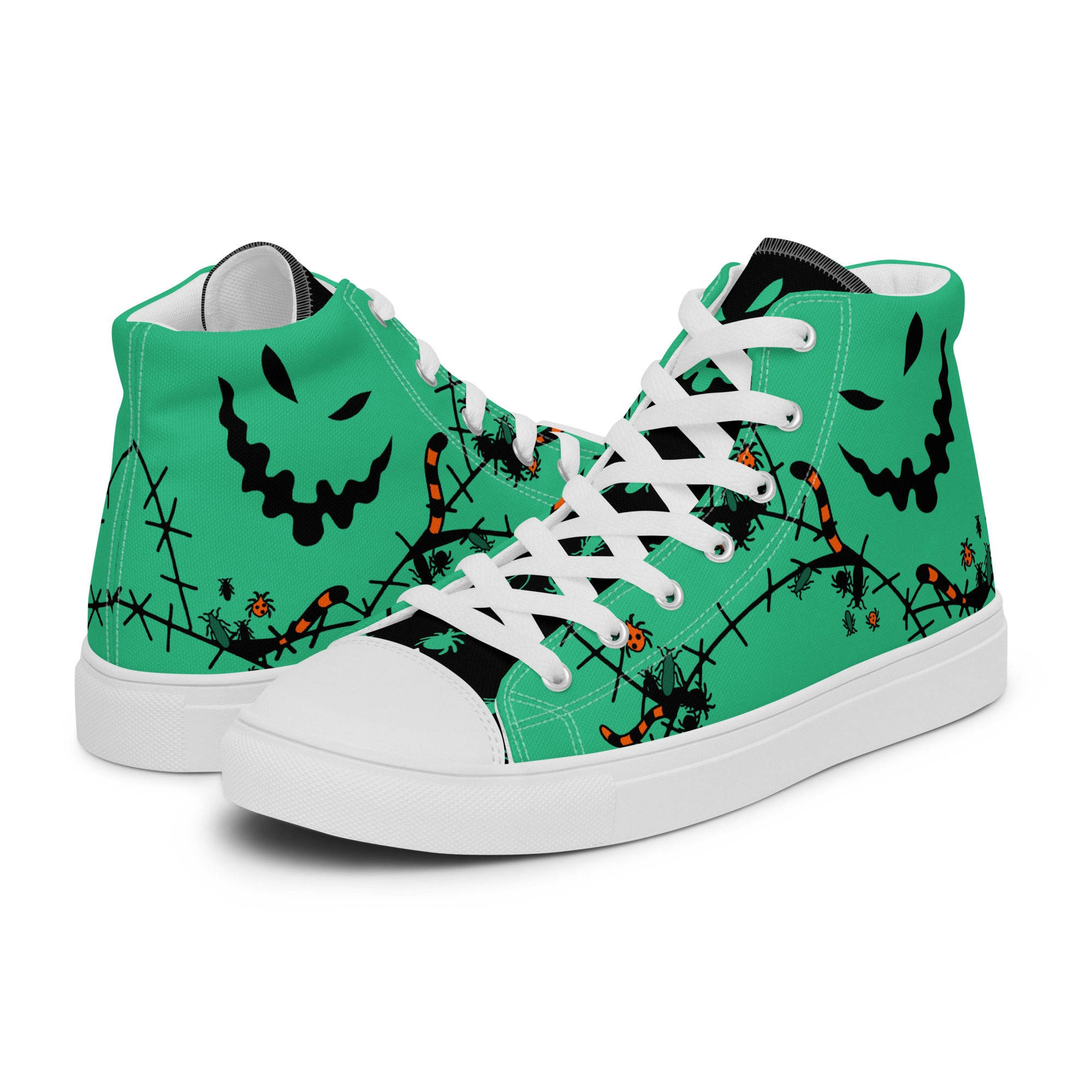 Women's Oogie Boogie High Top Canvas Shoes - Etsy