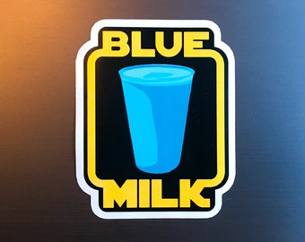 Star Wars Blue Milk Sticker & Magnet