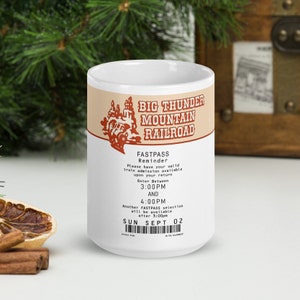 Big Thunder Mountain Fastpass mug