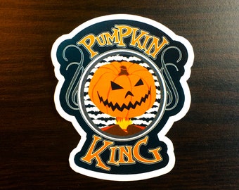 Pumpkin King Sticker & Magnet