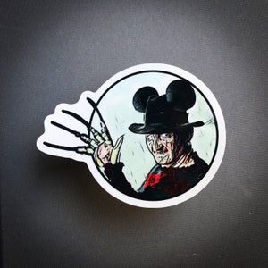 Freddy Krueger Disney Sticker & Magnet