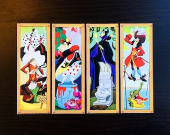 Haunted Mansion Disney Villains Set Stickers & Magnets