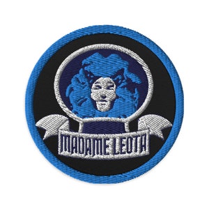 Madame Leota embroidered iron-on patch