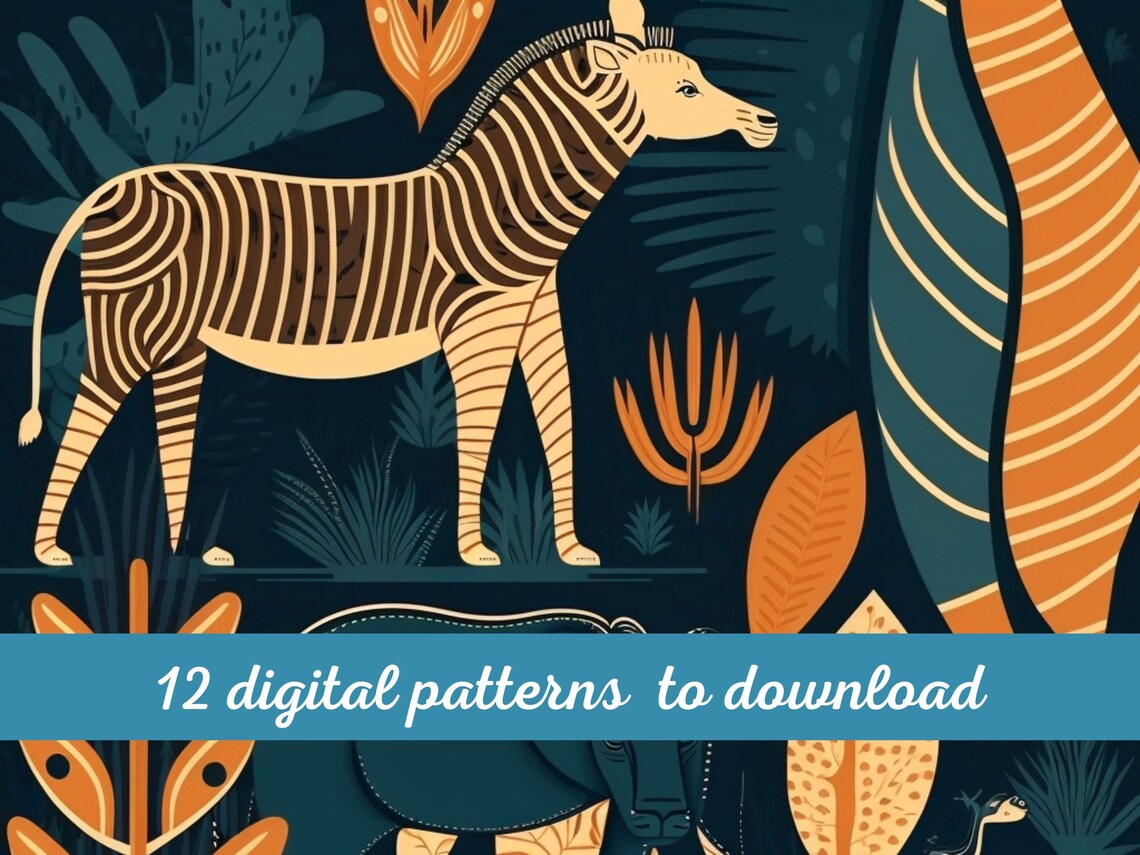 African Animal Pattern Designs African Animal Pattern Designs: 12