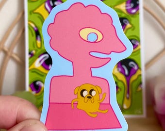 Prismo and Jake Matte Vinyl Waterproof Sticker