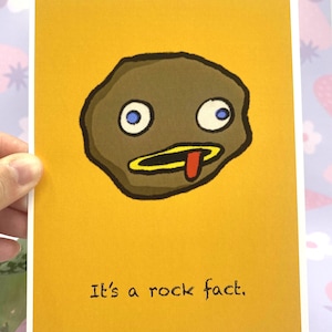 Rock Fact Art Print