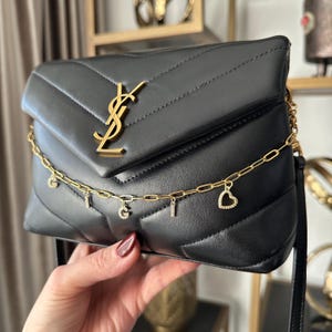 Cadena para bolso personalizada • Cadena con dijes para bolso • Cadena para bolso con nombre • Cadena para monedero • Cadena con nombre personalizado • Regalo para un amigo • Accesorio para bolso
