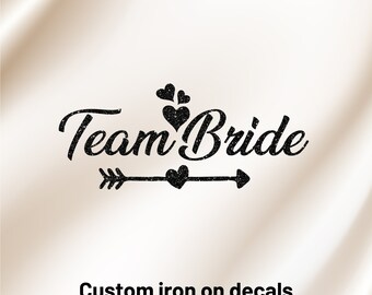 Personalisierte Hen Party Bügelbilder - Bachelorette T-Shirt Transfers