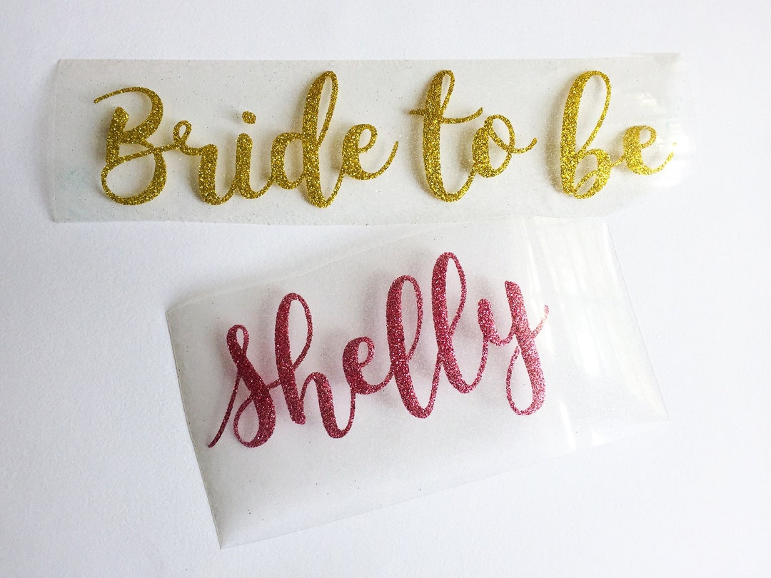 Personalised Iron on Name Decals Custom Iron on Letters and Names Heat