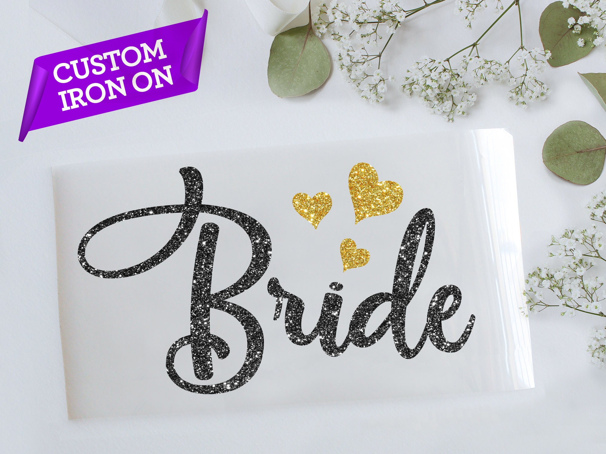 Personalised Iron on Name Transfers Custom Heat Transfers Etsy