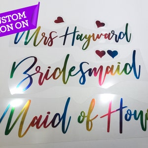 Rainbow Personalised Iron On Transfers, Custom Pride Iron On Transfer, Iron On Names, Iron On Letters, Iron On Transfers, Custom Design image 1