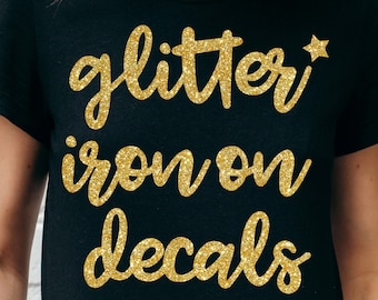 Custom Iron-On Vinyl Decal, DIY Clothing Transfer, T-Shirts, Cushions, Any Fabric, Multi Fonts, 28 Colors, Unique Design, Premium Quality