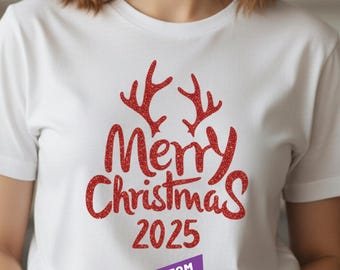 Custom Iron-On Name Decal for Christmas T-shirts, Personalized Iron-On Name Decal for Christmas Sacks, DIY Ornaments for Christmas Costumes