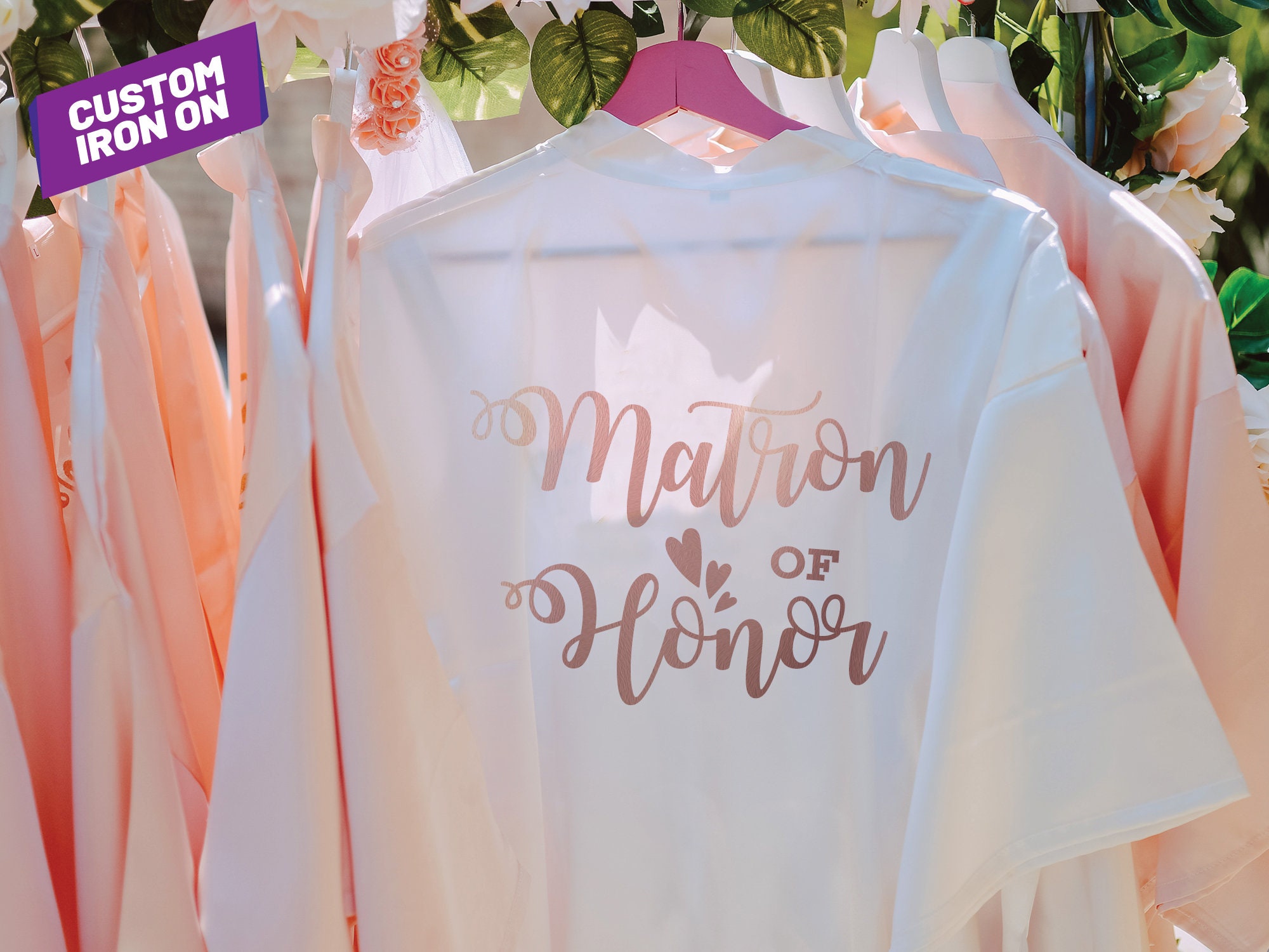 Bridesmaid Iron on Transfers Hen Party Iron on Names Wedding Etsy UK