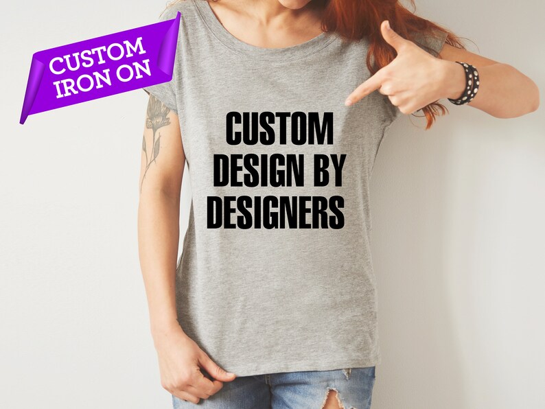 custom iron on for shirts