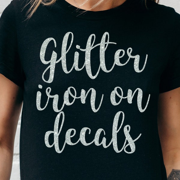 Glitter Iron On Etsy