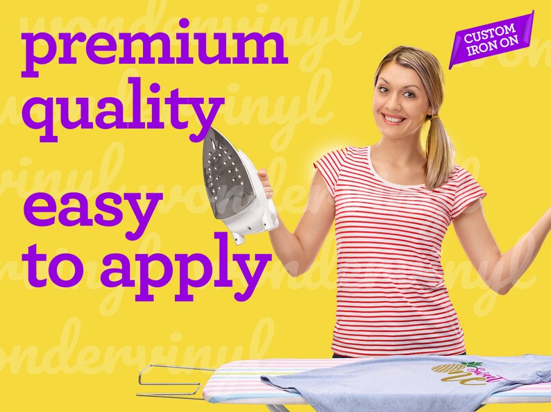 Personalised Iron on Transfers Name Transfers Custom Heat Etsy UK