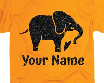 Custom Animal Iron-On Decal: Personalized Heat Transfer for Kids Tshirt Customisation, 35 Color Options
