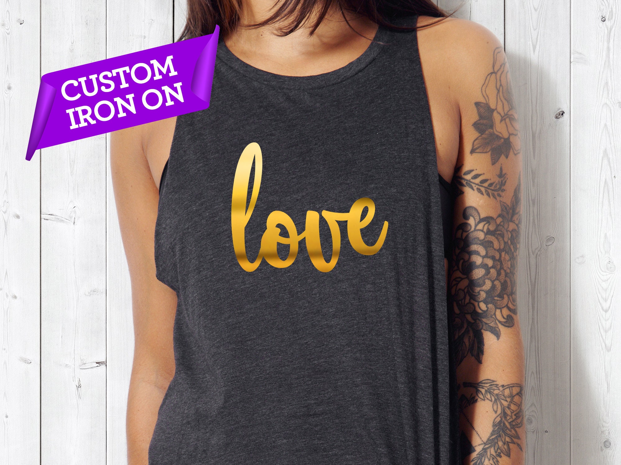 Personalised Iron on Transfers Custom Iron on Name Iron on Etsy