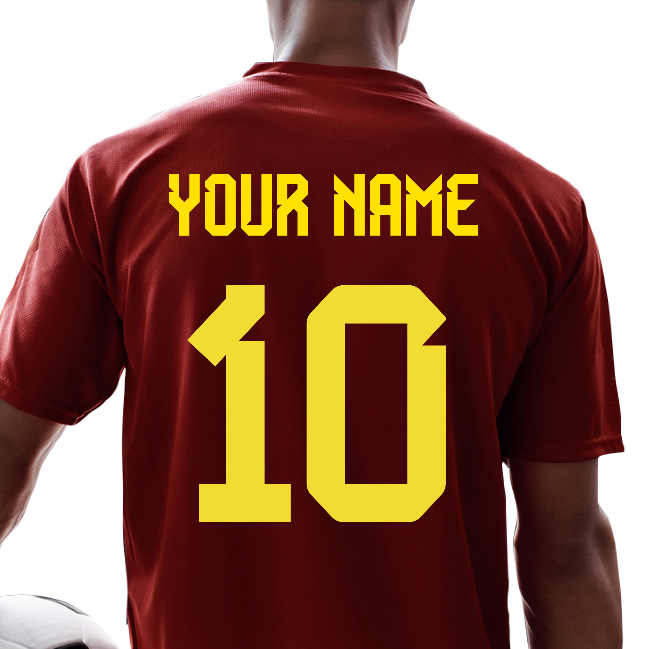 6.3 Inch Iron On Numbers - Heat Transfer Sports Numbers For Jerseys & Shirts