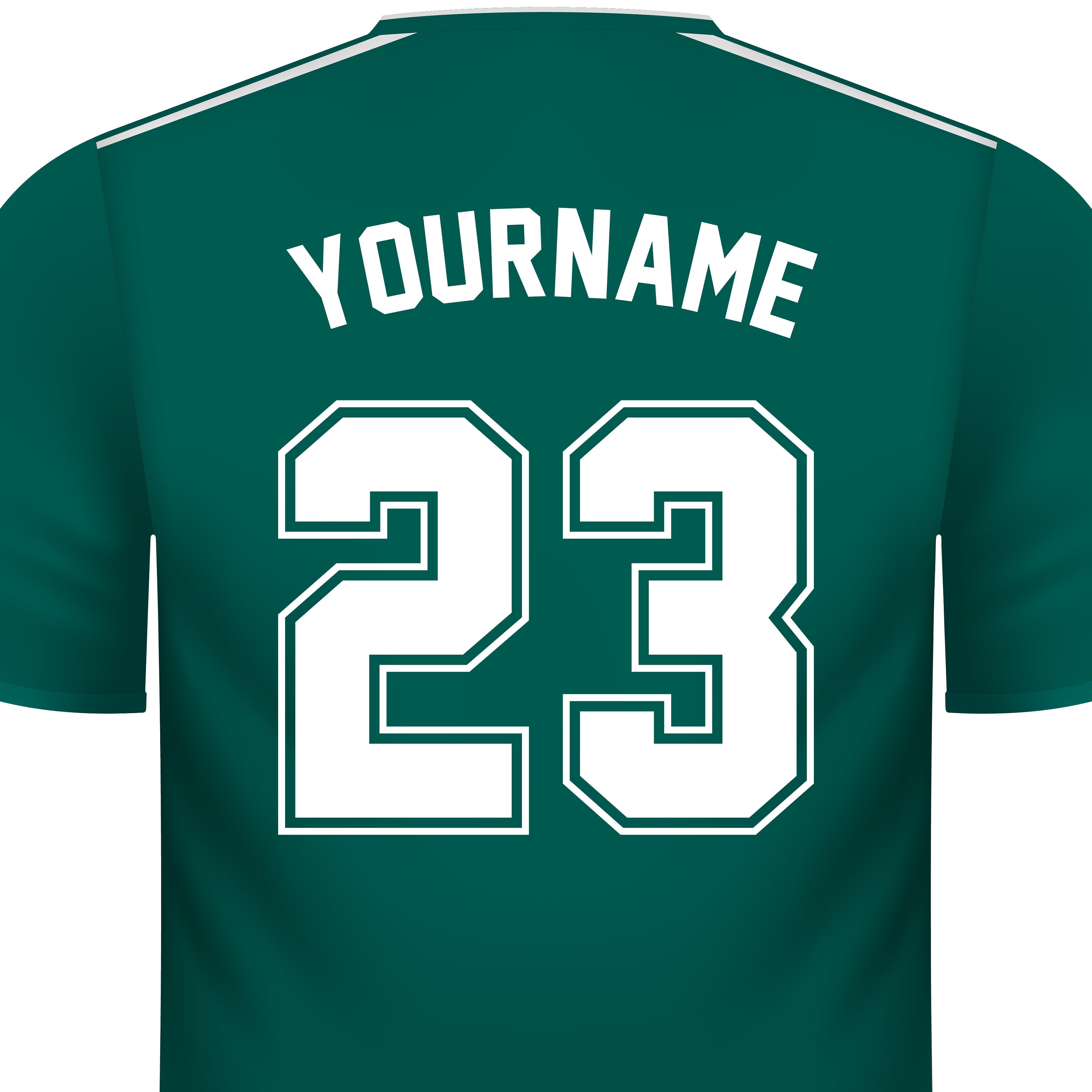 Custom Iron on Jersey Number and Name Personalized Jersey Etsy UK