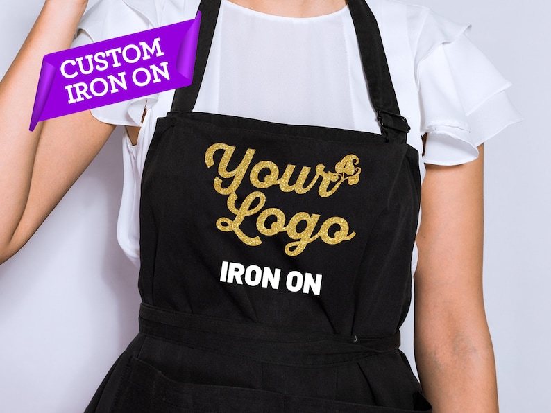 Custom Logo Iron on Transfers Brand Logo Iron On Company Etsy UK