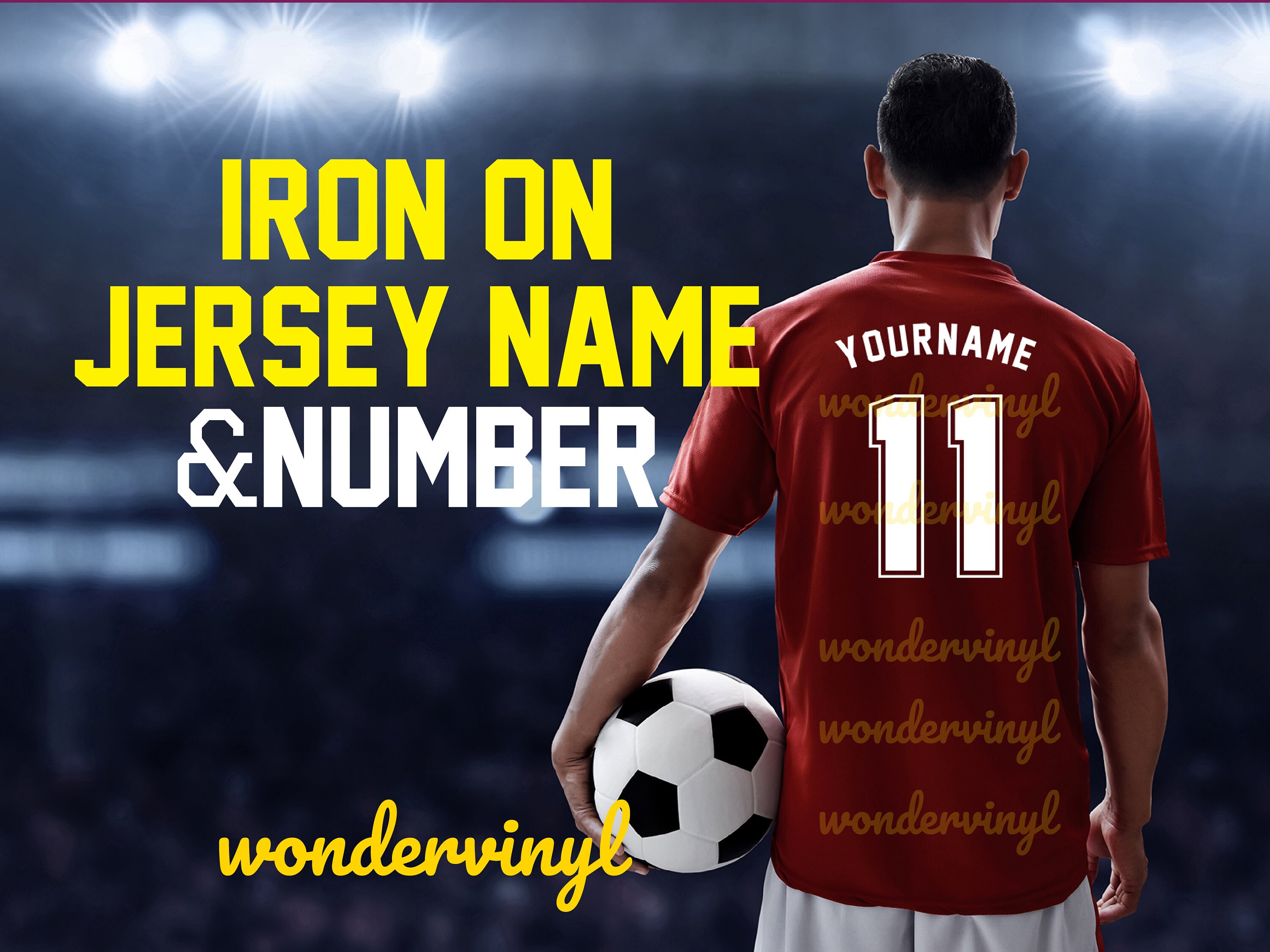 Custom Iron on Jersey Number and Name Personalized Jersey Etsy UK