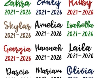 Custom 2026 Leavers T-Shirt Iron-On Decal | Graduation Shirt Transfers | Personalized DIY Heat Transfer Decal | Leavers Keepsake | 6 Design