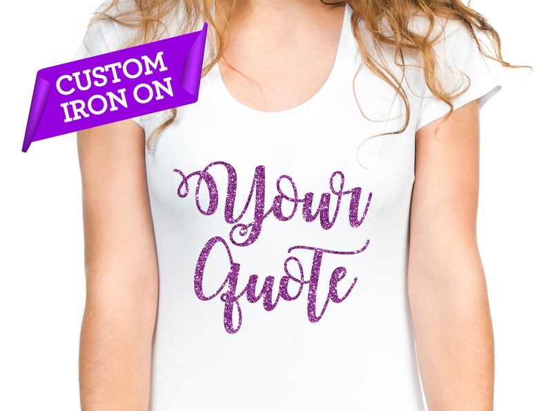 Personalised Iron on Name Transfer Custom Design Iron on Etsy UK