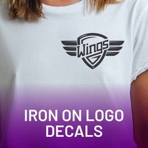 Custom Logo Iron-On Vinyl Decal: Bulk Order Available