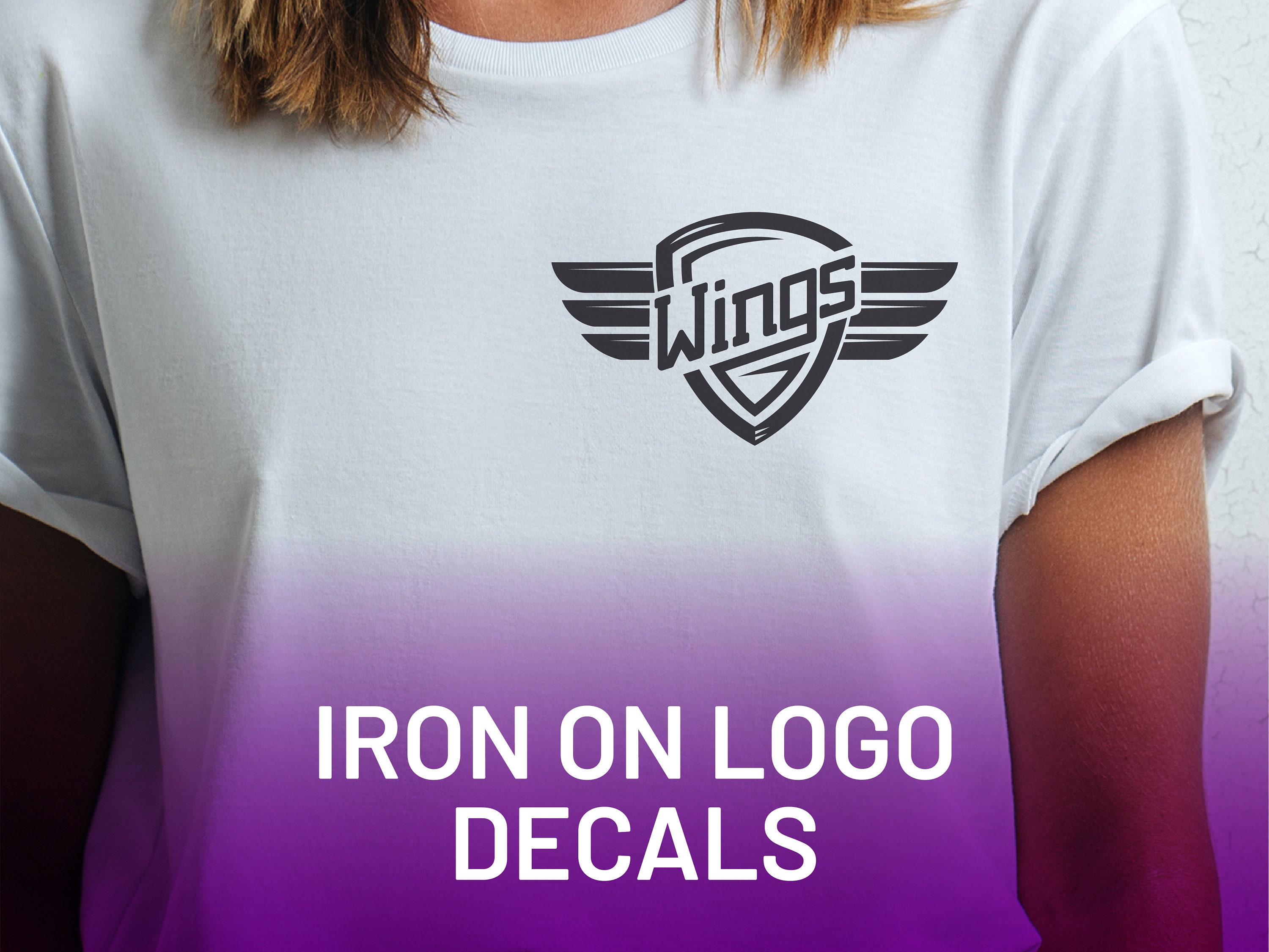 Logo & Tag Line Design Custom Graphic Iron On Transfer