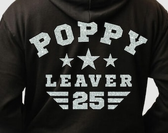 Custom Leavers 2026 Iron-On Decal: Senior Graduation Heat Transfer for T-Shirts, Hoodies & Sweatshirts