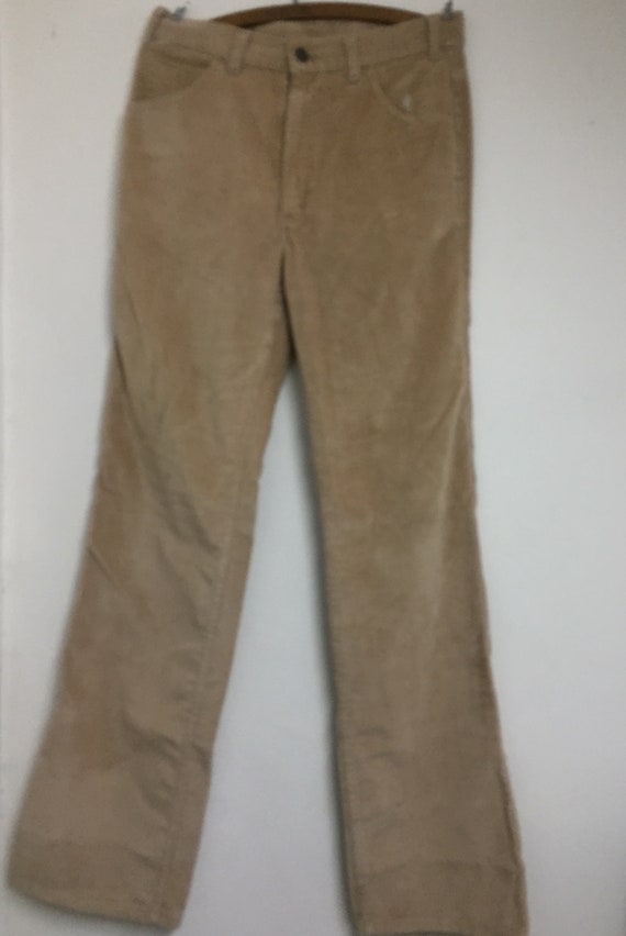 Levi’s Movin On Vintage 70’s Tan Beige Corduroys T