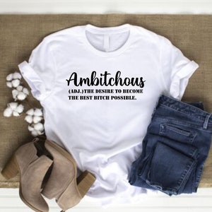 Ambitieuze SVG, Cricut Ready-bestanden, SVG, PNG, EPS, Boss Babe, Queen B, inspirerende citaten, humoristische uitspraken, grappige SVG, Instant Download!