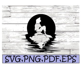 Free Free 117 Mermaid On Rock Svg SVG PNG EPS DXF File