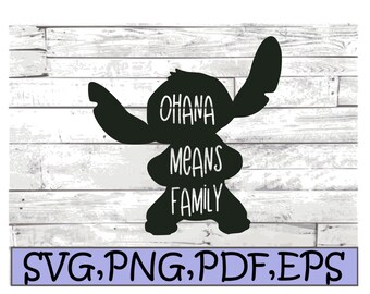 Ohana Means Family Svg Etsy