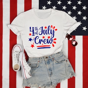 4. Juli Crew SVG und PNG, 4. Juli Shirt Design, In anschließender Unabhängigkeitstag svg, 4