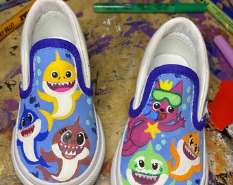 baby shark vans etsy