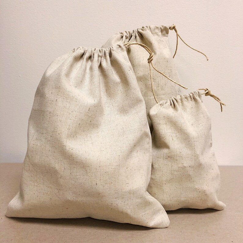 Hemp Drawstring Bags Handmade SAMPLE Party Favor Bags Hemp Bags ...