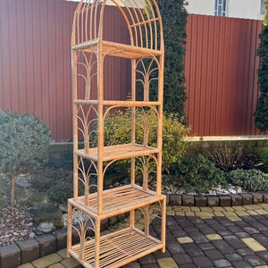 65/20/12 in height Wicker Bookshelf, Storage shelf, Rattan shelf, Bookcase,Natural shelf,Wicker storage,Bookshelf Storage,Bathroom shelf
