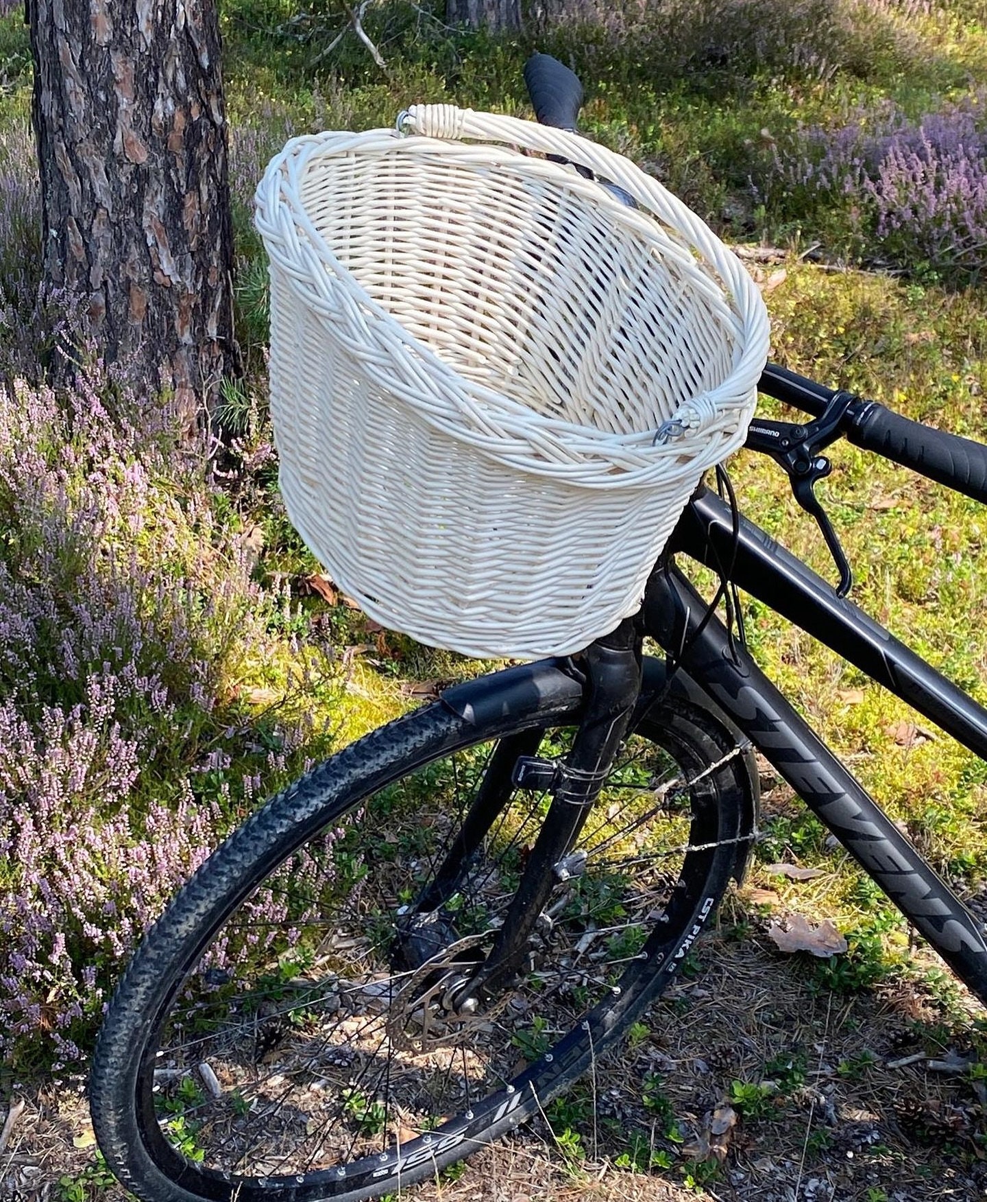 Panier de vélo vintage pour femme - tissé à la Senegal