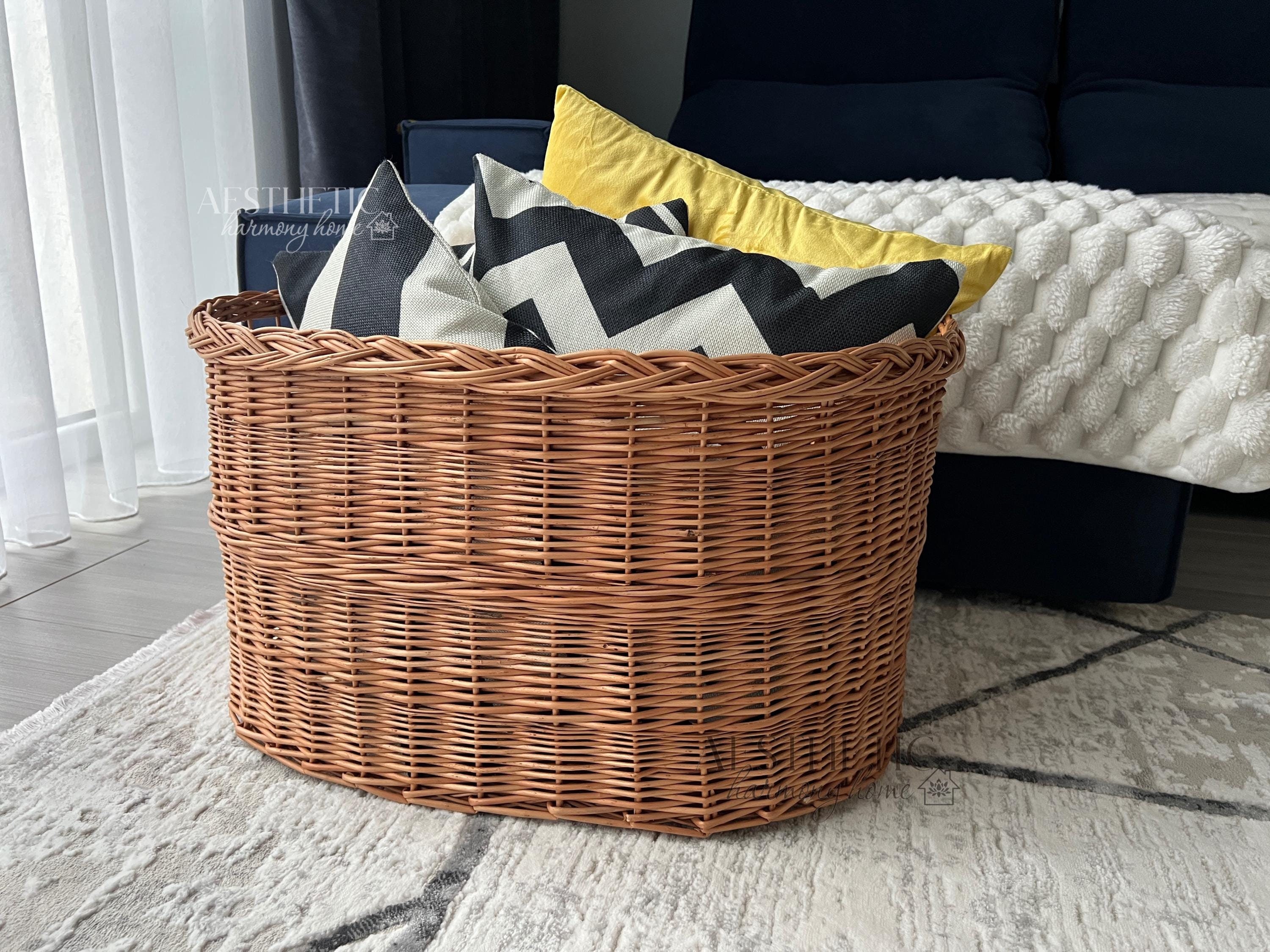 Throw Blanket Storage Ideas Basket To Store Blankets Blanket