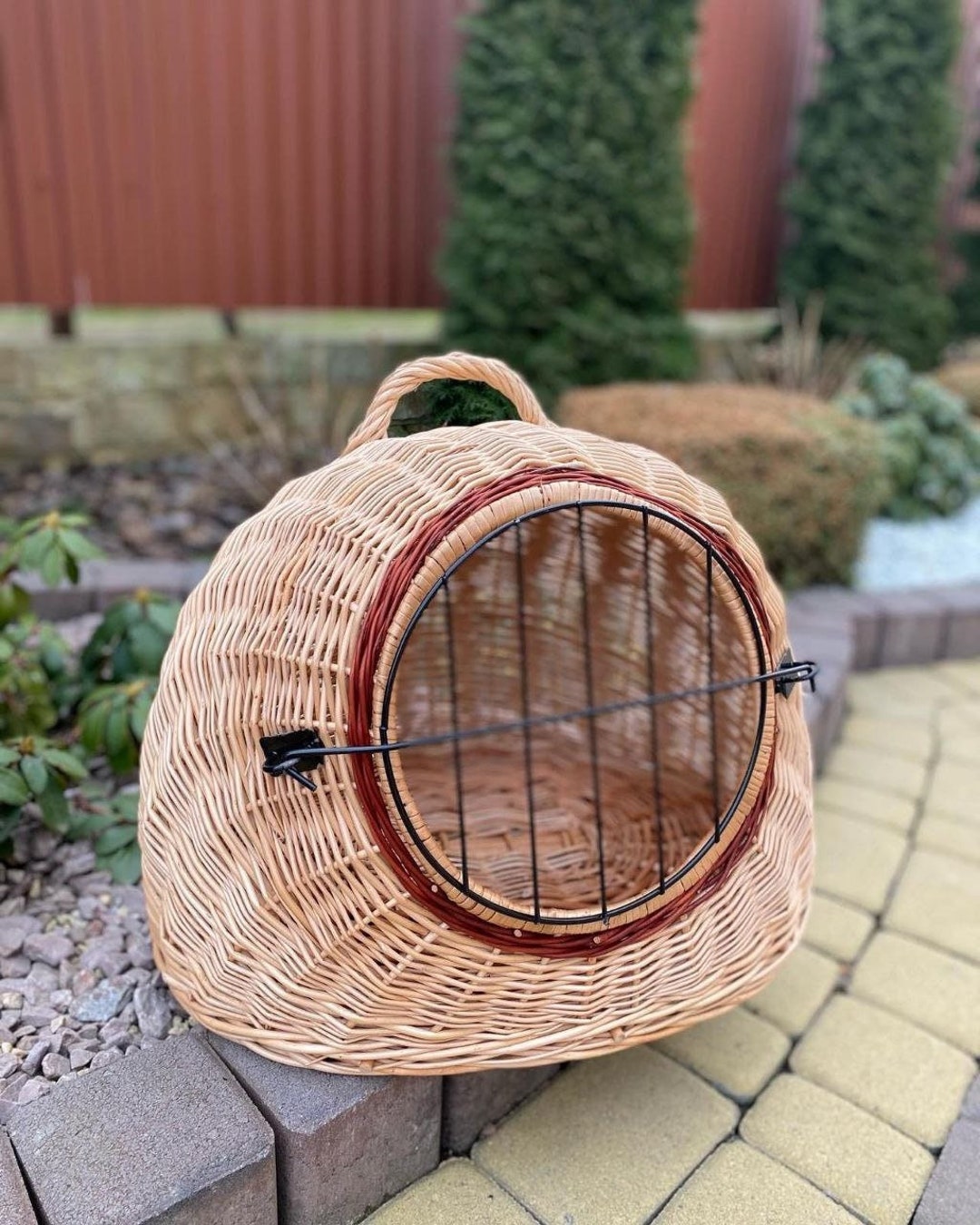 Pet Carrier, Wicker Basket, Dog Basket, Cat House Indoor, Outdoor Cat