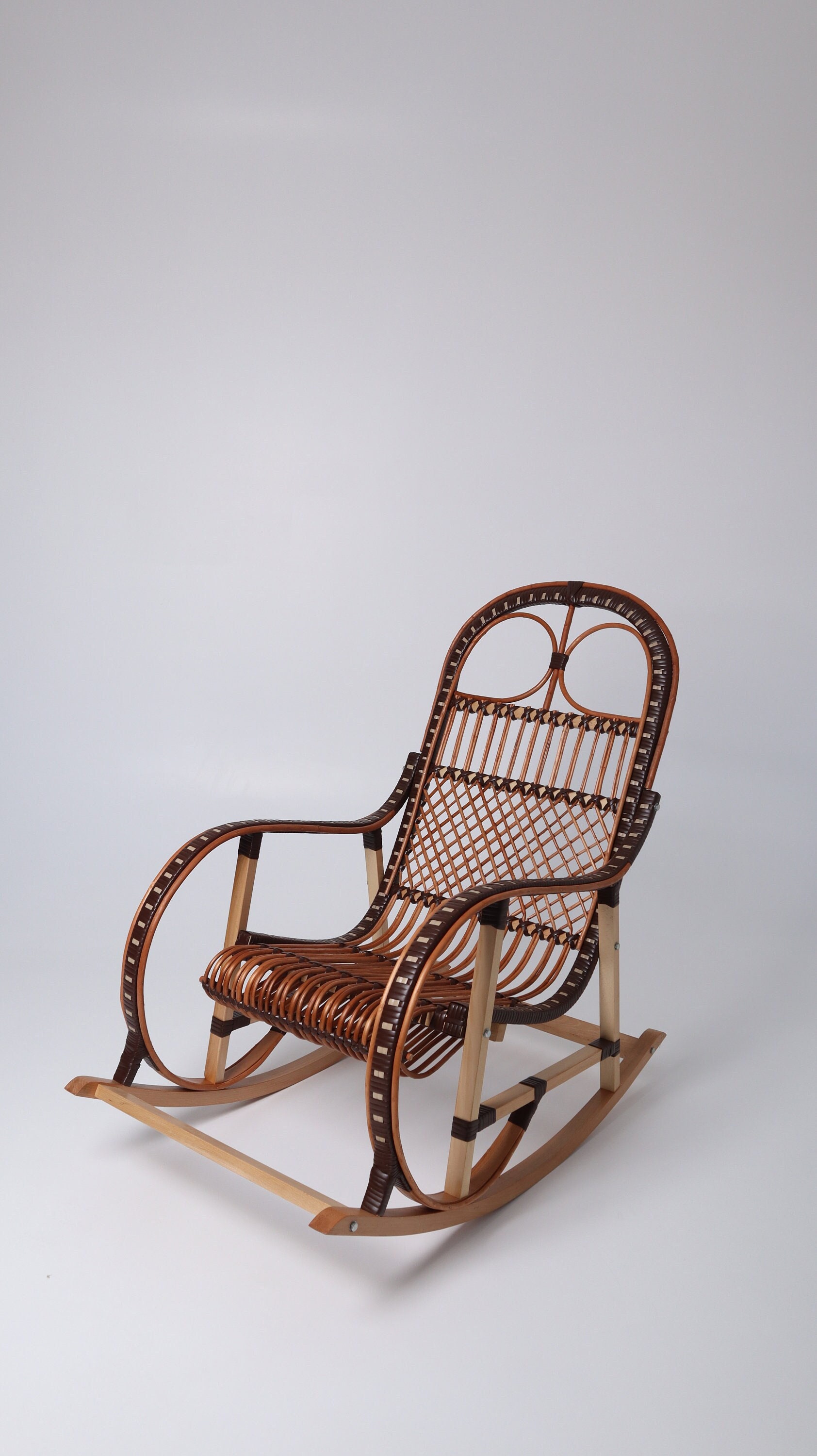 Rattan Rocking Chair, Wicker Rocking Chair, Willow Rocking Chair ...