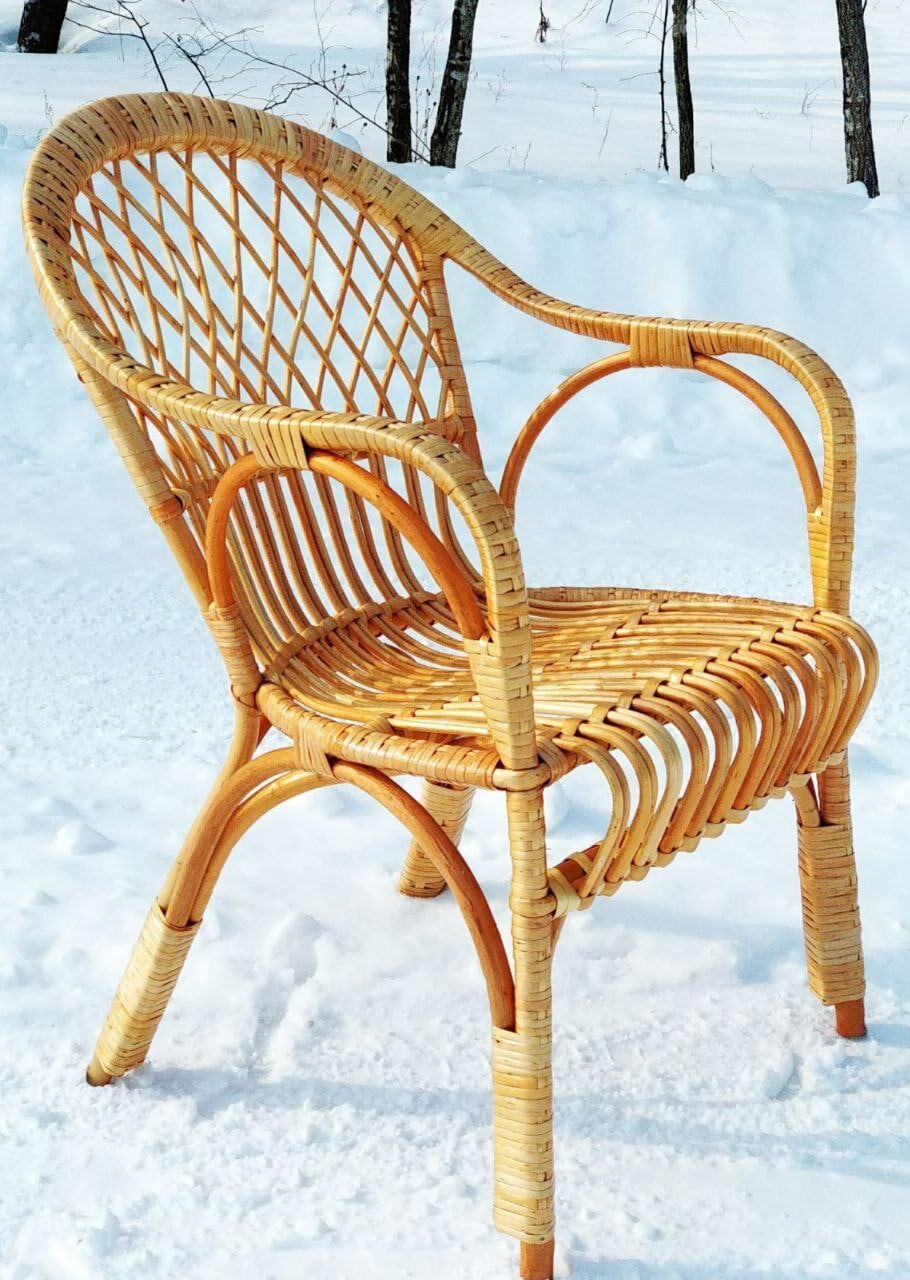 Bamboo lounge chair - Etsy.de