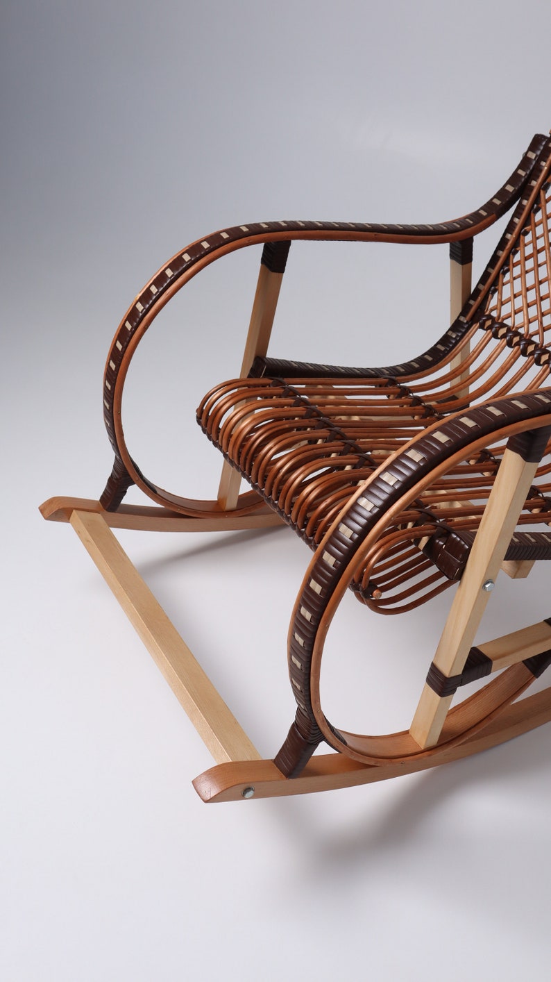 Rattan Rocking Chair, Wicker Rocking Chair, Willow Rocking Chair ...
